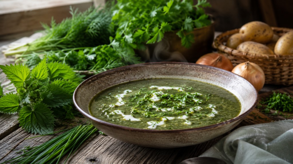 Kärntner Kräutersuppe – die grüne Rettung für müde Mittage | PflanzenBiss